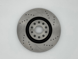 Vagbremtechnic Drilled and Grooved 349mm Front Brake Discs S4 B9 TFSI