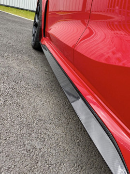 AP Design Dry Carbon Side Skirts Gloss Twill - RS3 8Y