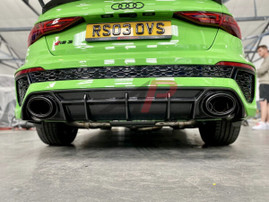 AP Design Dry Carbon Diffuser Gloss Twill - RS3 8Y