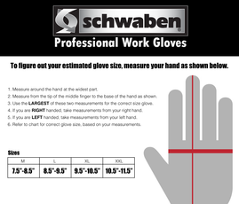 Schwaben Professional Mechanic's Work Gloves (ECS-GLOVES)