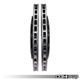 034 Motorsport - 2-Piece Floating Rear Brake Rotor 370mm Upgrade for B9/B9.5 Audi RS4/RS5