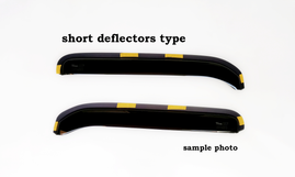 Team Heko Wind Deflectors - VW JETTA II (4 Door) 1983 - 1987 (Front Only) (Split Glass Version)