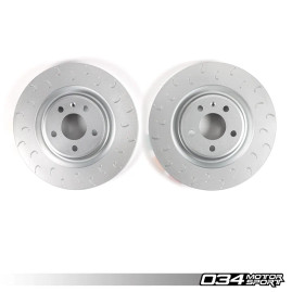 034Motorsport 1-Piece Rear Brake Rotor Upgrade Kit - B8/B8.5, B9/B9.5, C7/C7.5 A6/A7, & D4 A8