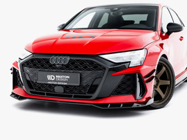 Maxton Design Prepreg Carbon Fiber Front Splitter Audi RS3 Sedan / Sportback 8Y Facelift