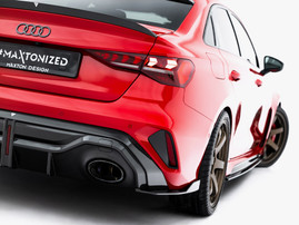 Maxton Design Prepreg Carbon Fiber Rear Diffuser Audi RS3 Sedan 8Y Facelift