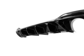 VW Golf GTI Mk8 & Mk8.5 EVO-1 Gloss Black Rear Diffuser by ZAERO (2020+)