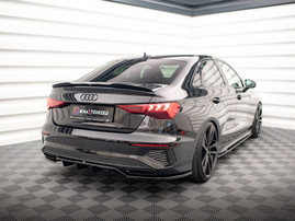 Maxton Design Central Rear Splitter (Vertical Bars) Audi A3 S-Line Sedan 8Y