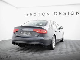 Maxton Design Rear Valance Audi A4 B8 Facelift (Version with dual exhausts on both sides)