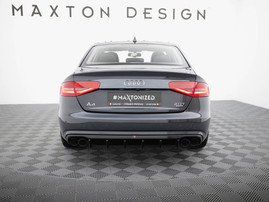 Maxton Design Rear Valance Audi A4 B8 Facelift (Version with dual exhausts on both sides)