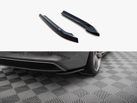 Maxton Design Rear Side Splitters V.2 - Audi A4 S-Line Avant B8 Facelift