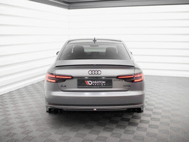 Maxton Design Rear Valance V.1 Audi A4 S-Line B9 (Version with single exhaust tip on one side)