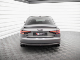 Maxton Design Rear Valance V.1 Audi A4 S-line B9 (Version with single exhaust tips on both sides)