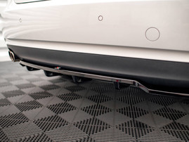 Maxton Design Central Rear Splitter (Vertical Bars) Audi A5 Coupe 8T Facelift