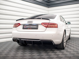 Maxton Design Rear Valance Audi A5 Coupe 8T Facelift (Version with dual exhausts on one side)