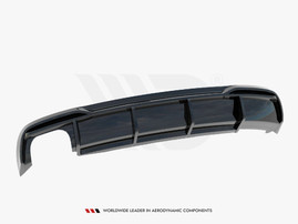 Maxton Design Rear Valance Audi A5 Coupe 8T Facelift (Version with dual exhausts on one side)
