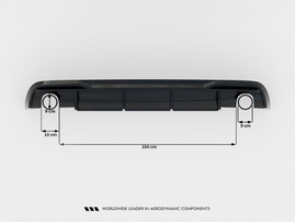 Maxton Design Rear Valance Audi A5 Sportback 8T Facelift (Version with single exhausts on both sides)