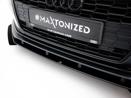 Maxton Design Street PRO Front Splitter + Flaps Audi A5 F5 Facelift