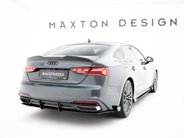 Maxton Design Street PRO Rear Diffuser + Flaps Audi A5 F5 Facelift