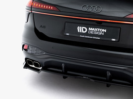 Maxton Design Rear Splitter (Vertical Bars) V.2 Audi A6 S-Line C9