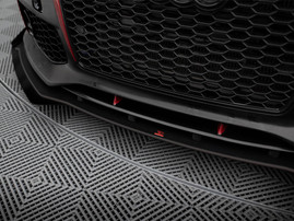 Maxton Design Street PRO Front Splitter + Flaps Audi A7 RS7 Look C7
