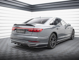 Maxton Design Central Rear Splitter (Vertical Bars) Audi A8 D5