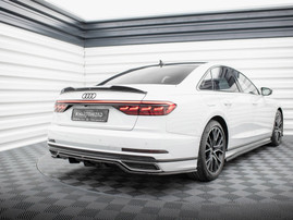 Maxton Design Rear Splitter (Vertical Bars) Audi A8 S-Line D5