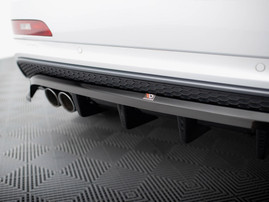 Maxton Design Rear Splitter (Vertical Bars) Audi Q3 S-Line 8U