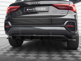 Maxton Design Central Rear Splitter (Vertical Bars) Audi Q3 Sportback F3