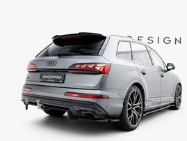 Maxton Design Rear Splitter (Vertical Bars) Audi Q7 S-Line Mk2 Facelift 2
