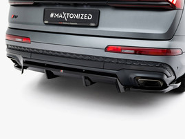 Maxton Design Rear Splitter (Vertical Bars) Audi Q7 S-Line Mk2 Facelift 2