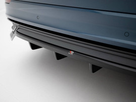 Maxton Design Rear Splitter (Vertical Bars) Audi Q8 Mk1