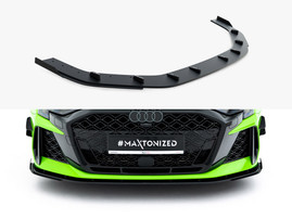 Maxton Design Street PRO Front Splitter + Flaps Audi RS3 Sportback 8Y Facelift