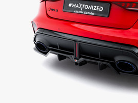Maxton Design Rear Splitter (Vertical Bars) V.1 Audi RS3 Sedan 8Y Facelift