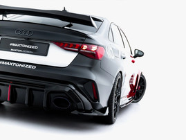 Maxton Design Rear Side Splitters V.2 Audi RS3 Sedan 8Y Facelift