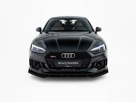 Maxton Design Street PRO Front Splitter V.1 + Flaps Audi RS5 Coupe / Sportback F5