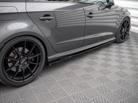 Maxton Design Side Skirt Diffusers V.2 Audi S3 / A3 S-Line Sportback 8V / 8V Facelift