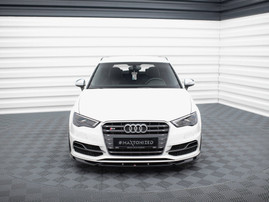 Maxton Design Front Splitter V.2 Audi S3 / A3 S-Line Sportback / Hatchback 8V