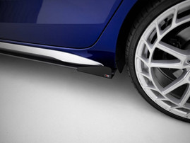 Maxton Design Street PRO Side Skirts Diffusers + Flaps Audi A3 S-Line Sedan / S3 Sedan 8Y Facelift