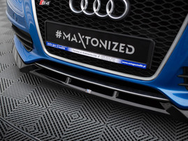 Maxton Design Front Splitter V.4 - Audi S4 / A4 S-Line B8