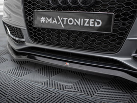 Maxton Design Front Splitter V.4 - Audi S5 / A5 S-Line 8T Facelift