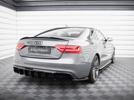 Maxton Design Rear Valance Audi S5 / A5 S-Line 8T Facelift (Single side dual exhaust version)