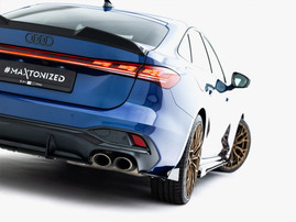 Maxton Design Street PRO Rear Side Splitters + Flaps Audi S5 Sedan / Avant B10