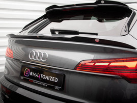 Maxton Design Lower Spoiler CAP Audi SQ5 / Q5 S-Line Sportback Mk2 Facelift