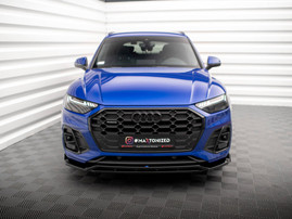 Maxton Design Front Splitter V.1 Audi SQ5 / Q5 S-Line SUV / Sportback Mk2 Facelift