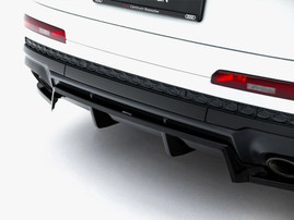 Maxton Design Rear Splitter (Vertical Bars) Audi SQ7 Mk2 Facelift 2