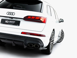 Maxton Design Rear Splitter (Vertical Bars) Audi SQ7 Mk2 Facelift 2