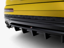 Maxton Design Rear Splitter (Vertical Bars) Audi SQ7 Mk2 (4M) Facelift