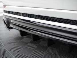 Maxton Design Central Rear Splitter (Vertical Bars) V.2 Audi SQ8 Mk1
