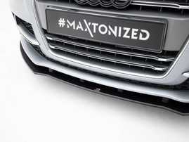 Maxton Design Street PRO Front Splitter Audi TTS / TT S-Line (8J) Facelift
