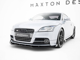Maxton Design Street PRO Front Splitter + Flaps Audi TTS / TT S-Line (8J) Facelift